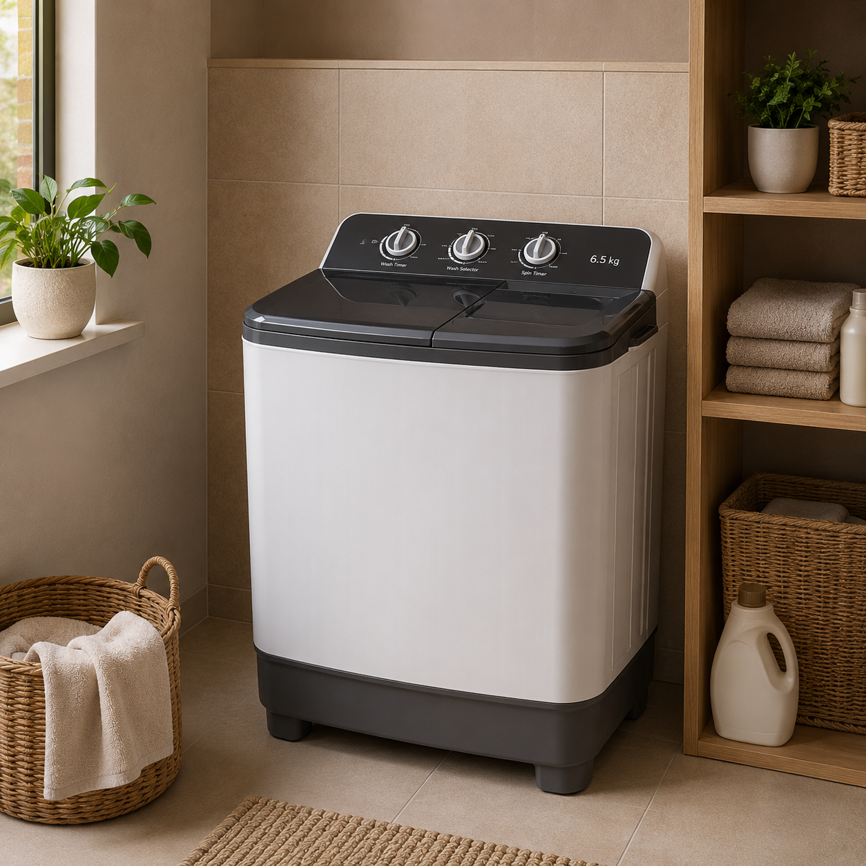 Semi Automatic Washing Machine (6.5 Kg)